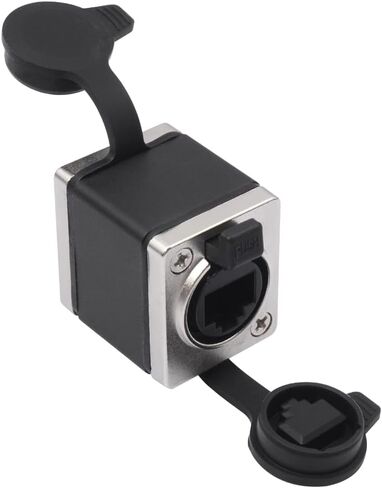 Locking RJ45 Female to Female Clip Defended Ethernet Link for CAT6/CAT5e Net Extension with Aluminum Mixture Housing in Saudi Arabia