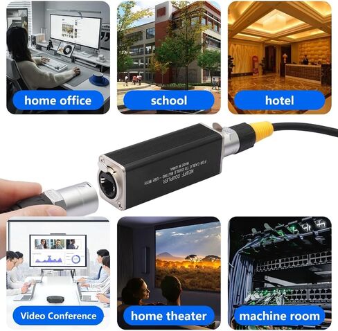 Locking RJ45 Female to Female Clip Defended Ethernet Link for CAT6/CAT5e Net Extension with Aluminum Mixture Housing in Saudi Arabia