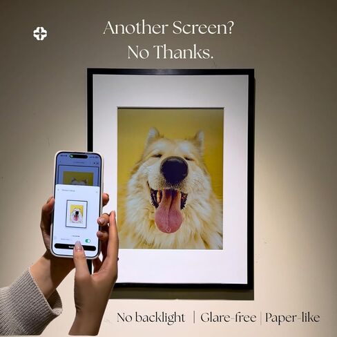 BLOOMIN8 E-Ink Canvas 13.3" Color E-Ink Picture Frame, Paper-Like Non-Glowing Display, Cordless, Long Battery Life, Easy Upload, Playlist&Schedule in Saudi Arabia