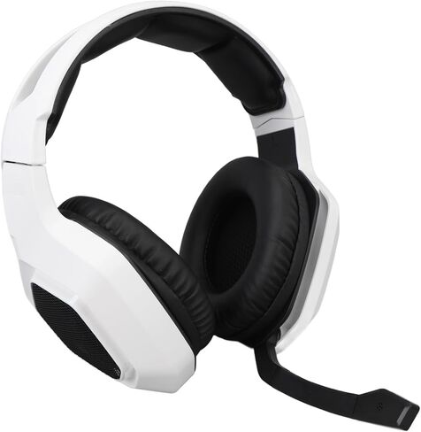 Walfront Wire Less Gaming Headset ABS PC Gaming Headphone Active Noise Reduction Bluetooth and 3.5mm Wired Connection for PS 5 PS 4 (Black) in Saudi Arabia