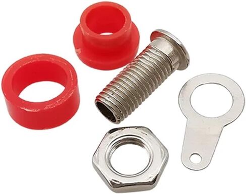 10Pcs/lot 4mm Banana Binding Post Test Socket Connector Nut Panel Mount Terminal Bananas Female Jack Adapter Connectors in Saudi Arabia