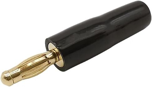 5Pair 4mm Banana Connectors Speaker Wire Solderless Screw Lock 4mm Banana Male Plugs with Red Black Insulation Sheath in Saudi Arabia