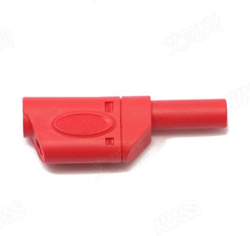 20PCS 4mm Sheath Retractable Tube Stackable Banana Wire Solder Connector Nickel-Plated Lantern in Saudi Arabia