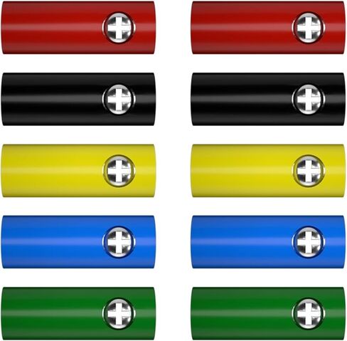 10PCS 4MM Banana Female Socket Test Terminal Electrical Connector Q.10050(5 red 5 Black) in Saudi Arabia