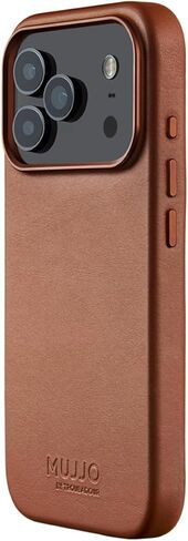 Mujjo Leather Case for iPhone 17 Pro – MagSafe Compatible - Tan in Saudi Arabia