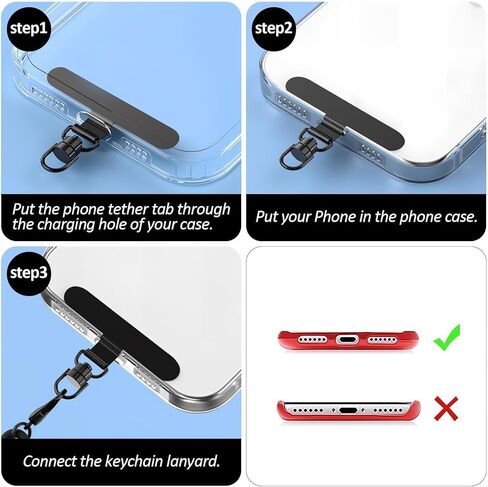 حزام مشبك وانطلق للهاتف مع محفظة للهاتف بحبل طويل قابل للتعديل والفصل in Kuwait