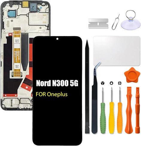 استبدال لشاشة LCD OnePlus Nord N300 5G مع إطار لشاشة OnePlus CPH2389 LCD تعمل باللمس لوحة محول الأرقام مع طقم إصلاح in Kuwait