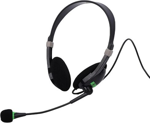 Yunseity USB Headset with Microphone, Noise Canceling 40mm Speaker Memory Foam Ear Cushions in Line Control, for PC Computer Laptop Call Center in Saudi Arabia