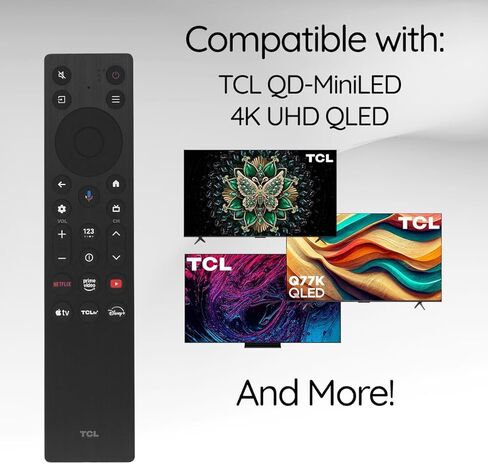 Ceybo Original RC923A FMB1 Voice Remote Control for TCL Google TV for Models QM5K QM6k QM7K G0401-000267 in Saudi Arabia