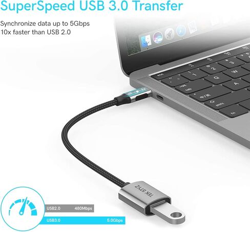 USB-C 3.0 OTG Adapter Compatible with Motorola Moto G Play (2023) Multi-Function 5Gbps of Mice,Backup,Keyboard,MicroSDXC,Gamepads,Keyboards,+More in Saudi Arabia