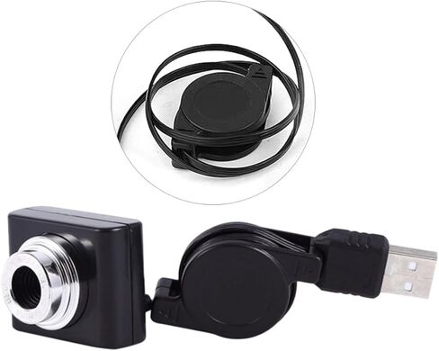 Homoyoyo USB Webcam for Laptop and Computer with 120° Wide-Angle Lens, Plug and Play No-Driver Camera for Online Teaching, Video Conferencing, and Live Streaming (Black) in Saudi Arabia