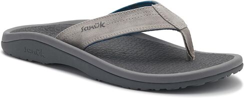 Sanuk On the Rocks Men's Beach Sandals | Flip Flops for Men | Quick Dry Flip-Flop Slides | Supportive & Lightweight | Arch Support Footbed in Saudi Arabia