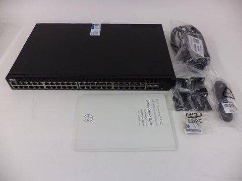 Dell Networking X1052 - سويتش - 48 منفذًا - مُدار - قابل للتركيب على حامل، أسود (463-5911) in Saudi Arabia