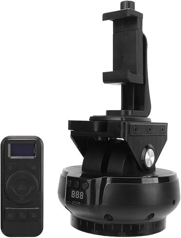 CHICIRIS Remote Control Pan Tilt Head with Wide Compatibility for Panoramic, 360° Rotation, 1Kg Load Bearing, for Mobile Phones SLR Mirrorless Cameras in Saudi Arabia