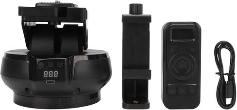 CHICIRIS Remote Control Pan Tilt Head with Wide Compatibility for Panoramic, 360° Rotation, 1Kg Load Bearing, for Mobile Phones SLR Mirrorless Cameras in Saudi Arabia