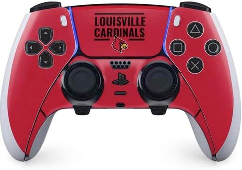 Skinit Decal Gaming Skin Compatible with PS5 DualSense Edge Pro Controller - Officially Licensed University of Louisville You Got Carded Design in Saudi Arabia
