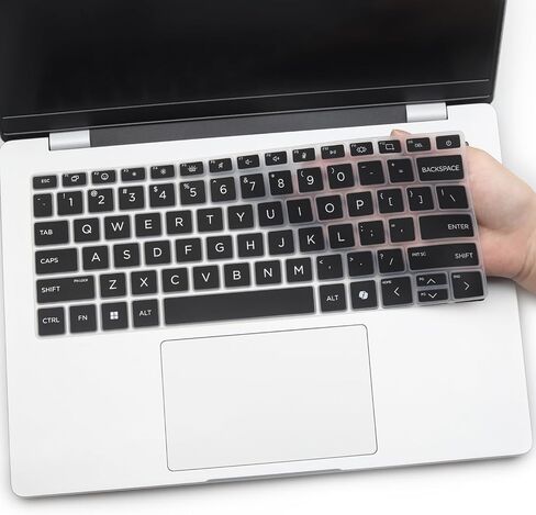 غطاء لوحة المفاتيح لجهاز HP EliteBook Ultra G1i 14، HP OmniBook Ultra Flip 2 في 1 كمبيوتر محمول Next Gen AI PC 14 بوصة 14t-fh000، 14-fh0047nr، 2024 HP Spectre x360 2 في 1 كمبيوتر محمول 16 بوصة 16-aa 16t-aa لوحة مفاتيح - أسود in Kuwait