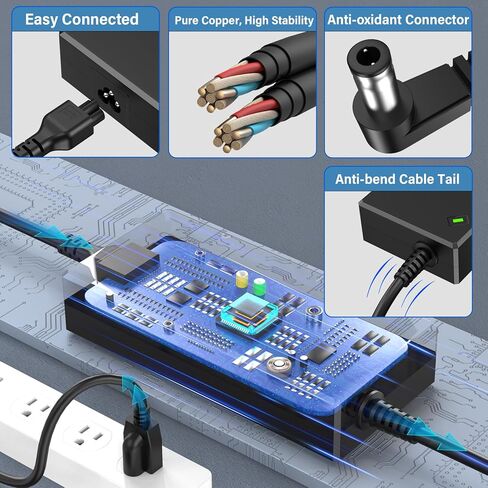 محول تيار متردد 54 فولت متوافق مع شبكات Ubiquiti UniFi XG 6 PoE US-XG-6POE USW-Ultra-210W 6 8 منافذ، سلك طاقة الشاحن مناسب للطراز ADS-210NX-48-1 540210E ADS-210NX-48-1540210E 54VDC 3.9A in Saudi Arabia