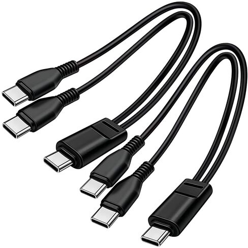 3.3FT Dual USB C Multi USB C Cable 2Pack, 2 in 1 Multi Charge Cable in Saudi Arabia
