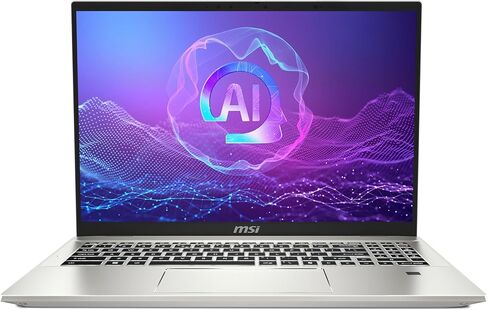 msi Prestige A16 AI+ (2025) كمبيوتر محمول للأعمال مقاس 16 بوصة UHD+ OLED: AMD Ryzen 9-365، Radeon Graphics، 32 جيجابايت LPDDR5x، 1 تيرابايت NVMe SSD، Type-C، WiFi 7، Win 11 Home: Urban Silver A3HMG-207US in Saudi Arabia