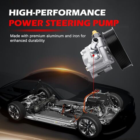 21-5066 Power Steering Pump Fit for Civic 1996-2000 1.6L L4, for CR-V 1997-2001 2.0L L4, for EL 1997-2000 1.6L L4, Power Assist Pump Replace for 56110P2A023 in Saudi Arabia