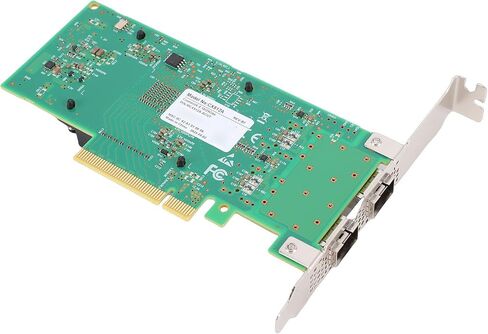 Yunseity 2 Port Ethernet Network Card PCIe 3.0 X8 Dual 25G SFP28 Ports with 5 EN Chip Low Power Server Adapter for Data Center Virtualization in Saudi Arabia