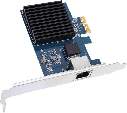 10G PCIe Network Card, RTL8127 Chipset PCI Express Gen 4 X1 Ethernet Adapter with 6 Speed Options 10G 5G 2.5G 1G 100Mbps 10Mbps, for Server Desktop in Saudi Arabia