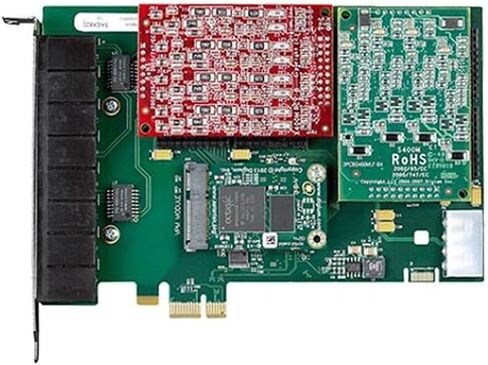 بطاقة Digium 1A8A01F ذات 8 منافذ تناظرية PCI 3.3/5.0V بدون واجهات in Kuwait