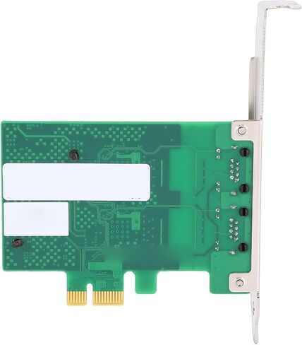 بطاقة شبكة Yunseity، منفذ RJ45 مزدوج 10 100 1000 ميجابت في الثانية جيجابت محول إيثرنت سلكي مع موصلات مطلية بالذهب ومشتت حرارة، للكمبيوتر المكتبي in Saudi Arabia