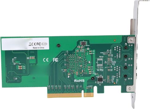 بطاقة شبكة Yunseity 10 جيجا بايت، منافذ RJ45 مزدوجة PCIE X8 NIC مع استهلاك منخفض للطاقة، دعم الخادم 2025 2022 2019 2016 2012 10 7 RHEL SLES Freebsd in Saudi Arabia