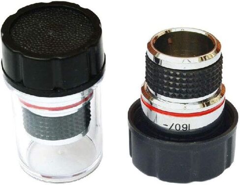 Lab Consumables 10X 40X Microscope Objective Lens Achromatic Objective Microscope Parts Lens Adapter 20.2mm in Saudi Arabia