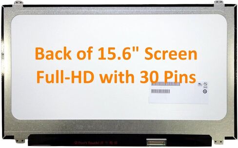 شاشة بديلة LCD جديدة مقاس 15.6 بوصة متوافقة مع VIVOBOOK F510UA 1920x1080 (مع علامات التبويب) 30 Pin Matte لتطبيق الكمبيوتر المحمول/الشاشة/الشاشة/LCD in Saudi Arabia