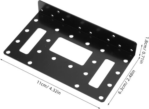 VILLCASE 4 قطع SSD تصاعد قوس معدني القرص الصلب قفص للكمبيوتر المكتبي حامل محرك الحالة الصلبة لتوسيع تخزين فعال متعدد الأقراص في المكتب والاستخدام المحمول in Kuwait