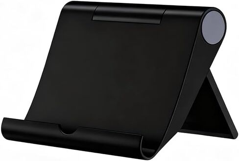 Foldable Phone Stand Portable Desktop Holder for Smartphones and Tablets Adjustable Viewing Angle in Saudi Arabia