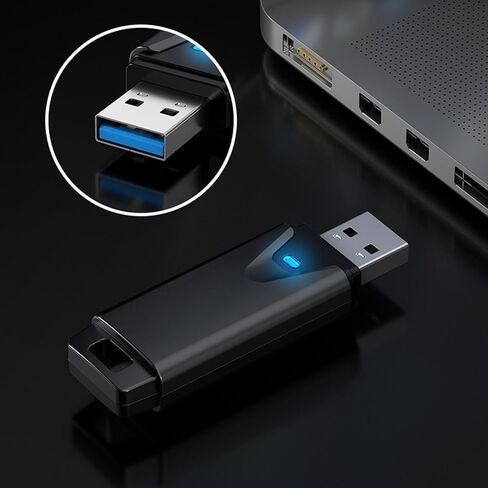 محول واي فاي USB للألعاب من PUSOKEI، واي فاي 6 ثلاثي الموجات 3000 ميجابت في الثانية مع 6 جيجاهرتز، بطاقة شبكة لاسلكية للتوصيل والتشغيل فائقة السرعة لألعاب الكمبيوتر المكتبي والكمبيوتر المحمول والبث in Kuwait