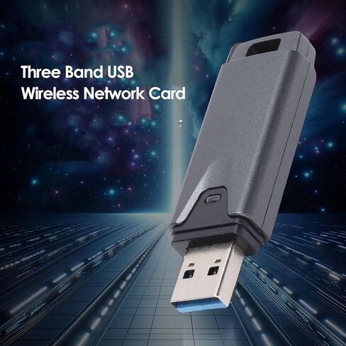 محول واي فاي USB للألعاب من PUSOKEI، واي فاي 6 ثلاثي الموجات 3000 ميجابت في الثانية مع 6 جيجاهرتز، بطاقة شبكة لاسلكية للتوصيل والتشغيل فائقة السرعة لألعاب الكمبيوتر المكتبي والكمبيوتر المحمول والبث in Kuwait