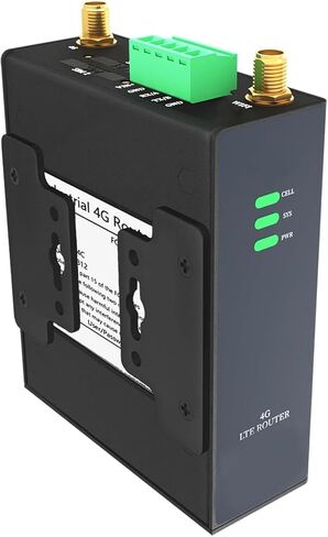 Industrial IoT 4G LTE Cellular Router, LTE CAT4 + WiFi Router, Dual SIM Card Slots, Cloud Management, RS232/RS485 Support, US Full Frequency Band Supported, Support T-Mobile, AT&T & Verizon in Kuwait