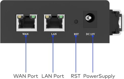 Industrial IoT 4G LTE Cellular Router, LTE CAT4 + WiFi Router, Dual SIM Card Slots, Cloud Management, RS232/RS485 Support, US Full Frequency Band Supported, Support T-Mobile, AT&T & Verizon in Kuwait