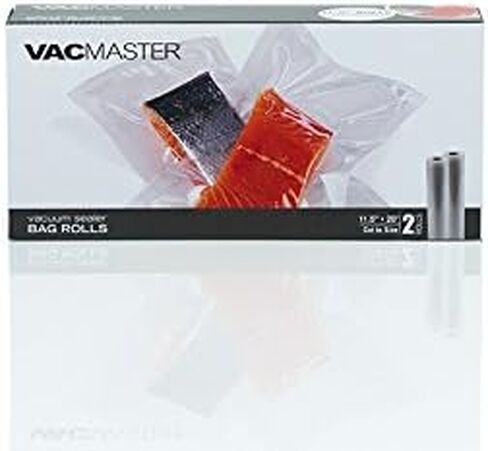 VacMaster Full Mesh 11.5" Inch by 20' Foot Vacuum Sealer Rolls- 2 Pack (11.5" x 20' Roll) in Kuwait