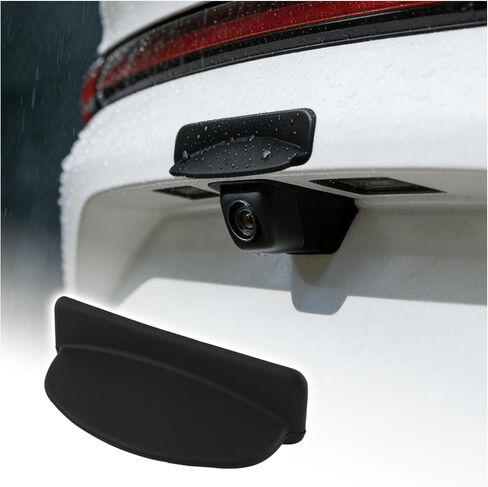 Silicone Car Backup Camera Rain Shield,Self-Adhesive Rear View Backup Camera Cover with Extended Design for Clear Reverse View,Universal Reverse Cameras for Car Rain Cover in Saudi Arabia