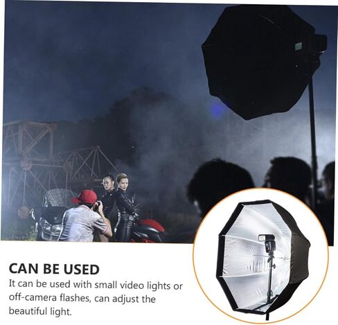 Sewroro مثمنة Softbox التصوير الفوتوغرافي معدل الإضاءة لمصباح الاستوديو، مظلة Softbox صورة ضوء مربع مع الناشر، الصور المهنية ومعدات تصوير الفيديو in Kuwait