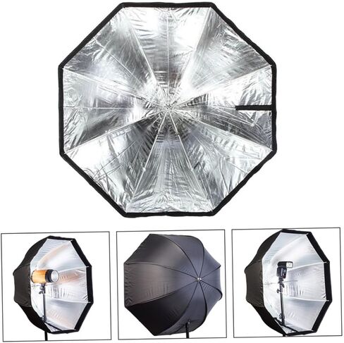 Sewroro مثمنة Softbox التصوير الفوتوغرافي معدل الإضاءة لمصباح الاستوديو، مظلة Softbox صورة ضوء مربع مع الناشر، الصور المهنية ومعدات تصوير الفيديو in Kuwait