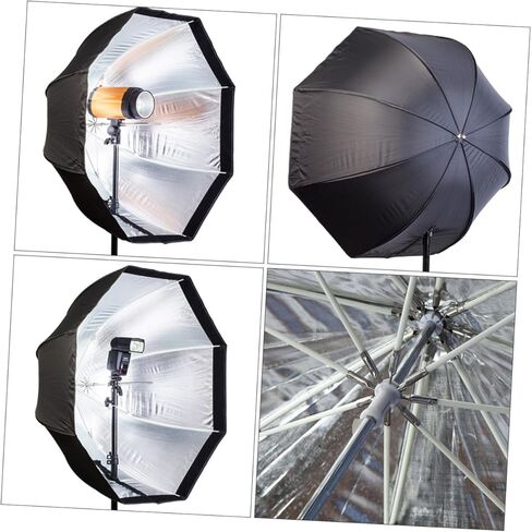 Sewroro مثمنة Softbox التصوير الفوتوغرافي معدل الإضاءة لمصباح الاستوديو، مظلة Softbox صورة ضوء مربع مع الناشر، الصور المهنية ومعدات تصوير الفيديو in Kuwait