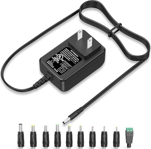 21V 1A 0.8A 0.5A Power Cord with 10 DC Jacks,Perfeidy UL Charger DC in Adapter Power Supply 21Volt 0.9A 0.8A 0.7A 0.5A 0.4A 0.3A 0.1A 1000mA 800mA 700mA 500mA 200mA 100mA in Kuwait