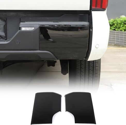 LLKUANG ABS Rear Bumper Guard Trim Panel Cover Compatible with Toyot@ Tundra 2022 2023,Rear Bumper Panel Cover Molding Trim Kit (Bright Silver) in Saudi Arabia