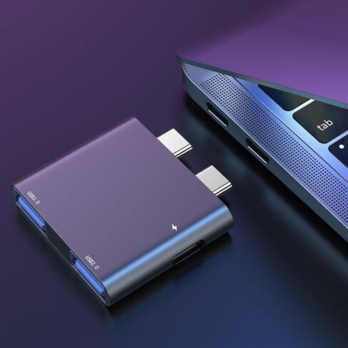 محطة إرساء الكمبيوتر المحمول USB C عالية السرعة، محول متعدد المنافذ، محاور توسيع للترفيه المكتبي in Kuwait