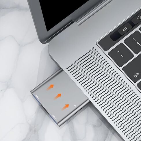 محطة إرساء الكمبيوتر المحمول USB C عالية السرعة، محول متعدد المنافذ، محاور توسيع للترفيه المكتبي in Kuwait