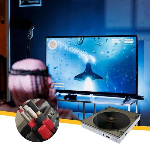4 قطع محول توصيل RCA Y 2 أنثى إلى 1 ذكر لتحويل كابل الصوت والفيديو Av Tv، فقط قم بالتوصيل والتشغيل in Kuwait