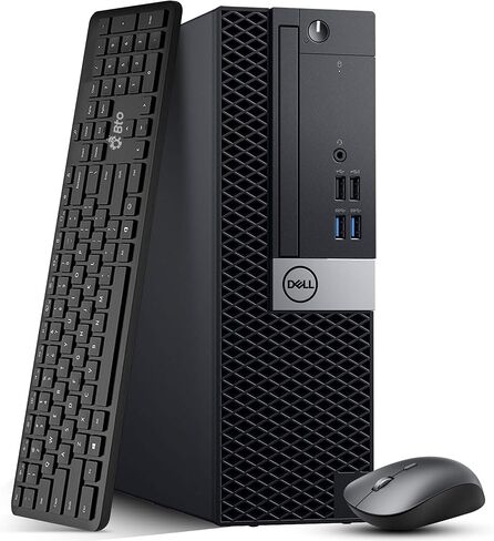 كمبيوتر مكتبي طراز OptiPlex 3070 من Dell، معالج Intel Core i5-9500 سداسي النواة، وذاكرة وصول عشوائي DDR4 سعة 32 جيجابايت، ومحرك أقراص NVMe SSD سعة 1 تيرابايت، وواي فاي مدمج، ولوحة مفاتيح وماوس لاسلكيين، ونظام التشغيل Windows 11 Pro (متجدد) in Kuwait