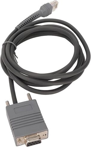 Qiilu RS232 Serial Cable RJ45 Barcode Scanner POS Equipment for Symbol LS1203 LS4208 High Performance in Saudi Arabia